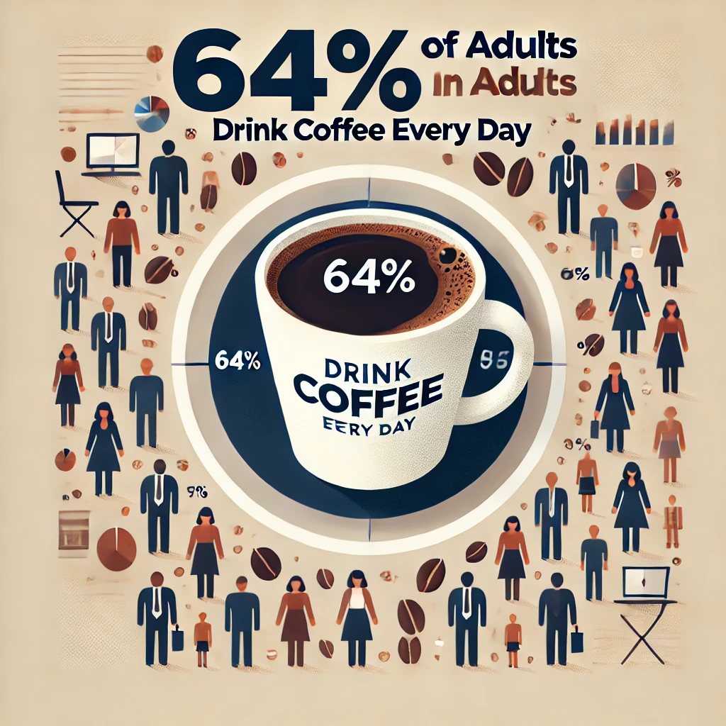 64% of Adults in the U.S. Drink Coffee - 02