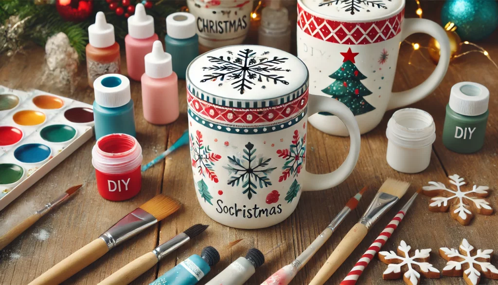 Christmas With DIY Painted Mugs Bring Personal Touch - 02