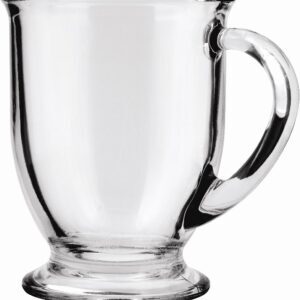 Glass Coffee Mugs Durable Clear Design 1