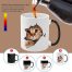 Heat Changing Funny Cat Ceramic Coffee Mug for Women Kids 2