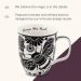 Stylish Ceramic Cute Coffee Mugs Black and White Design 4