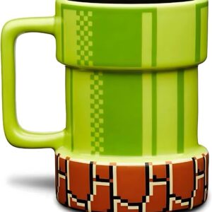 Super Mario Mug Featuring Warp Pipe Design