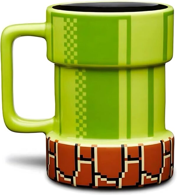 Super Mario Mug Featuring Warp Pipe Design