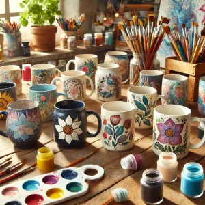 Vibrant Coffee Mug Painting Ideas